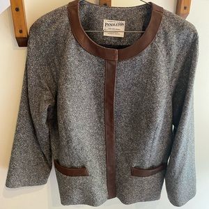 Pendleton wool blazer 3/4 length blazer. No size label but fits like 8/10